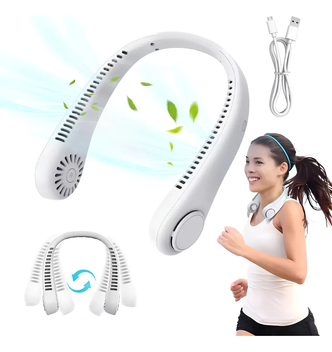 Ventilador de cuello portátil
