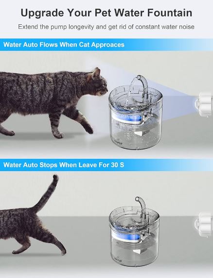 FUENTE DE AGUA PARA MASCOTAS GATOS AUTO