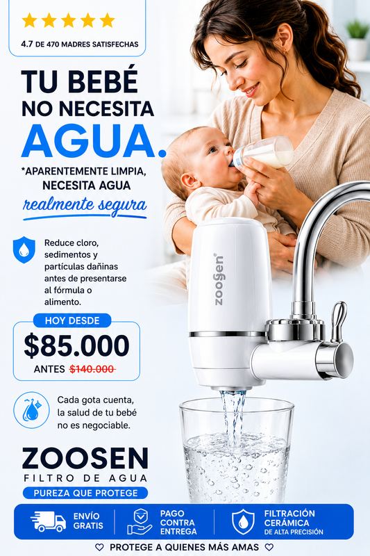 FILTRO DE AGUA ZOOSEN
